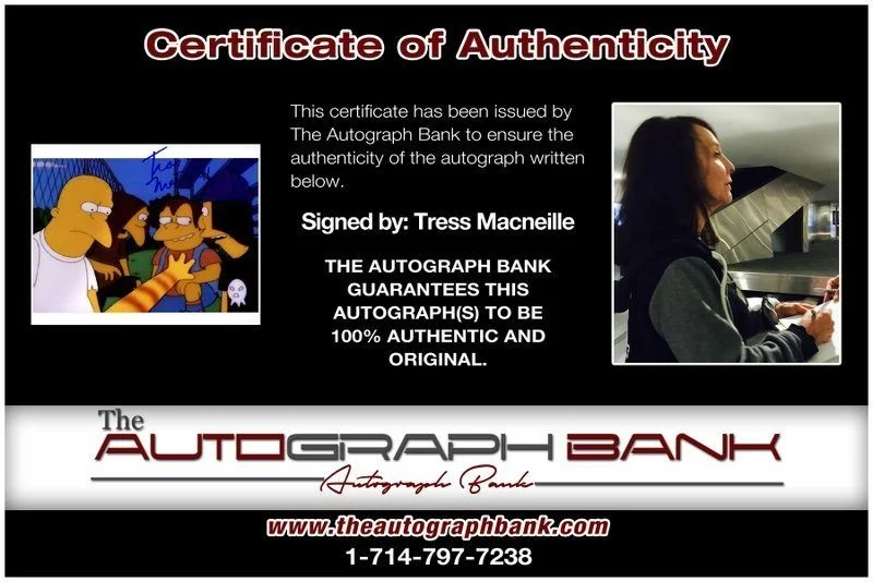 Tress Macneille — Tress Macneille authentic signed celebrity 8x10 photo W/Cert Autographed C4, изображение 2