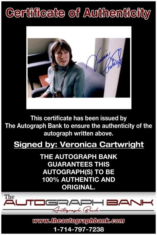 Veronica Cartwright — Veronica Cartwright authentic signed celebrity 8x10 photo |CERT Autographed B013, image 2