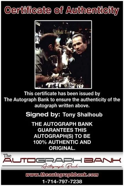 Tony Shalhoub — Tony Shalhoub authentic signed celebrity 8x10 photo W/Cert Autographed (B0756), image 2