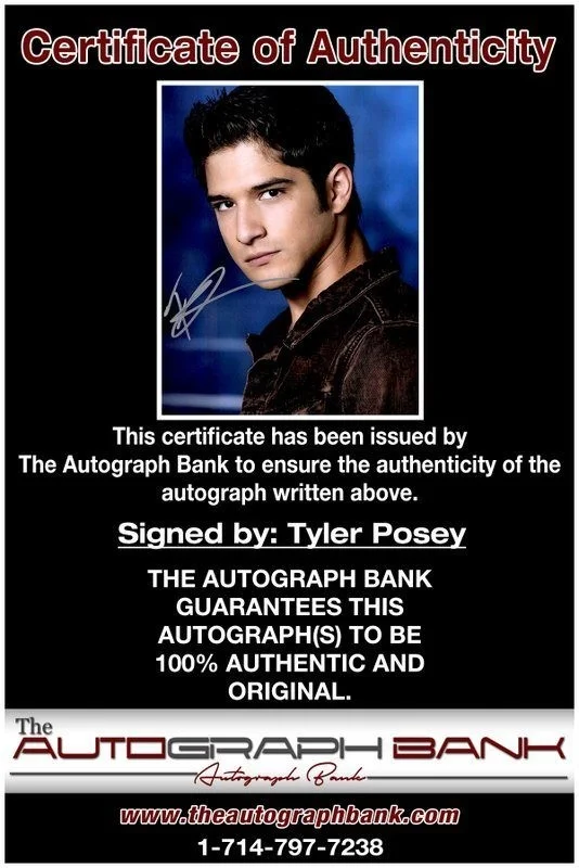 Tyler Posey — Tyler Posey authentic signed celebrity 8x10 photo W/Cert Autographed C8, image 2