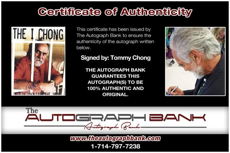 Tommy Chong — Tommy Chong authentic signed celebrity 8x10 photo W/Cert Autographed D42, image 2
