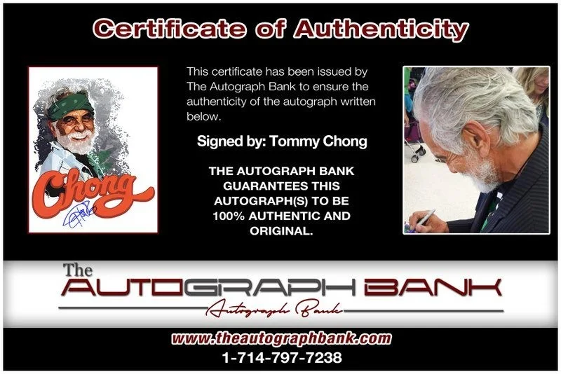 Tommy Chong — Tommy Chong authentic signed celebrity 8x10 photo W/Cert Autographed D37, изображение 2