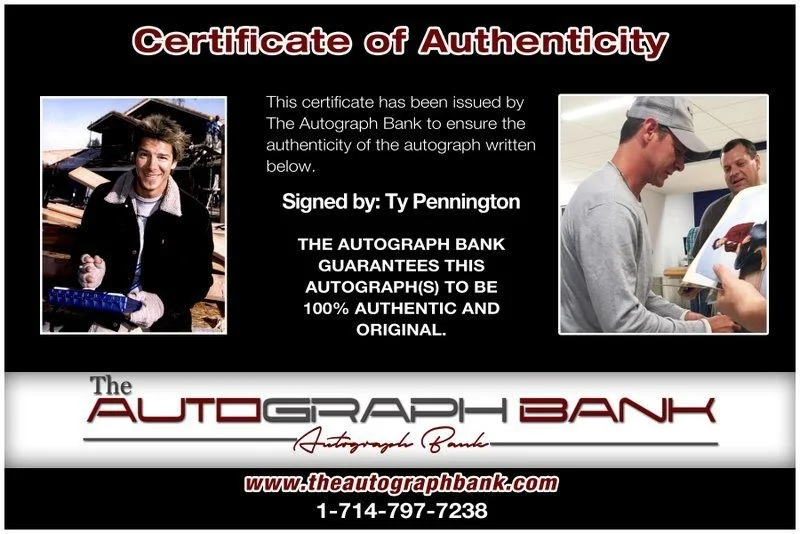 Ty Pennington — Ty Pennington authentic signed celebrity 8x10 photo W/Cert Autographed C7, image 2