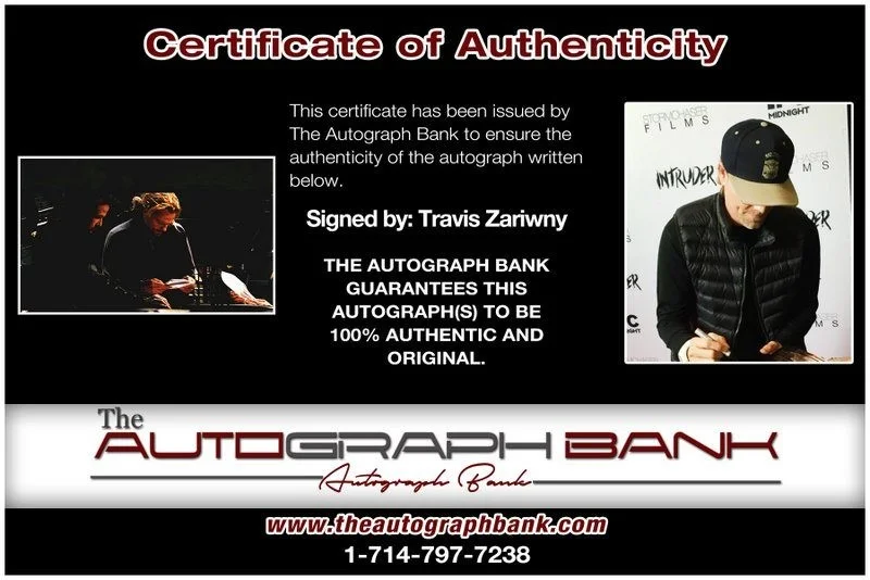 Travis Zariwny — Travis Zariwny authentic signed celebrity 8x10 photo W/Cert Autographed D2, изображение 2