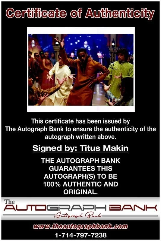 Titus Makin — Titus Makin authentic signed celebrity 8x10 photo W/Cert Autographed C13, изображение 2