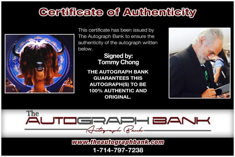Tommy Chong — Tommy Chong authentic signed celebrity 8x10 photo W/Cert Autographed B0007, image 2