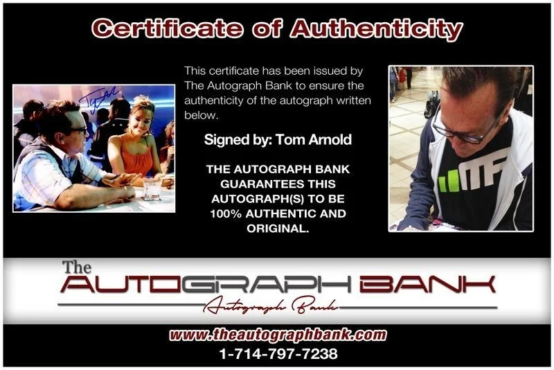 Tom Arnold — Tom Arnold authentic signed celebrity 8x10 photo W/Cert Autographed C30, image 2
