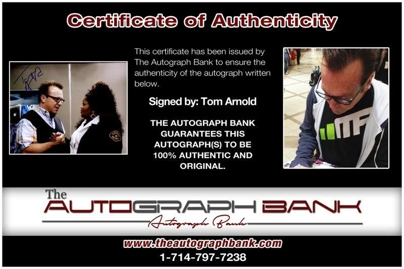 Tom Arnold — Tom Arnold authentic signed celebrity 8x10 photo W/Cert Autographed C19, image 2