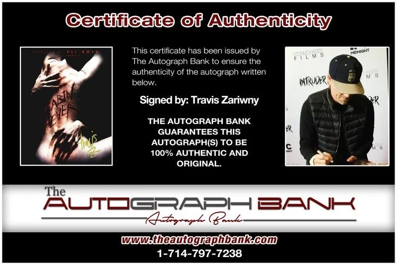 Travis Zariwny — Travis Zariwny authentic signed celebrity 8x10 photo W/Cert Autographed D7, изображение 2
