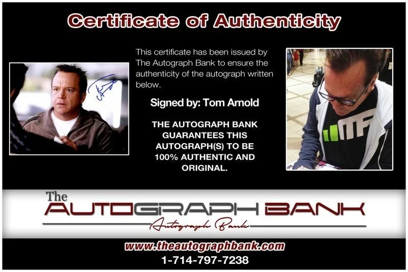 Tom Arnold — Tom Arnold authentic signed celebrity 8x10 photo W/Cert Autographed C40, image 2