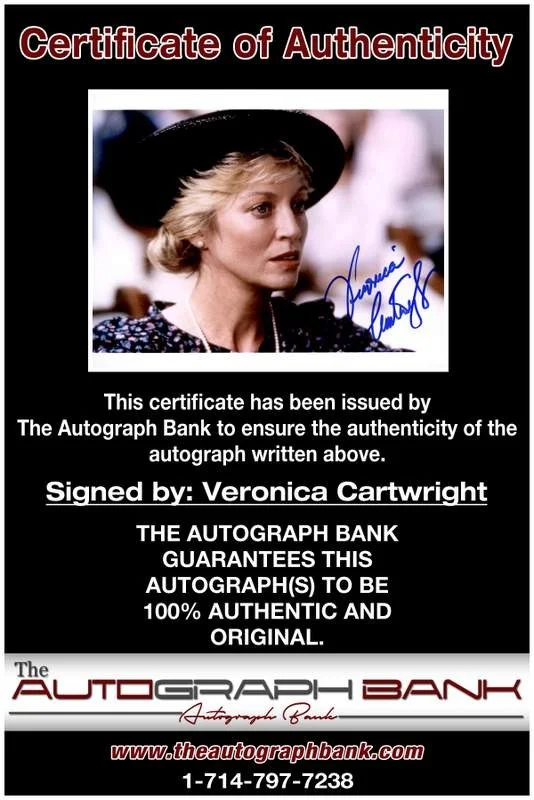 Veronica Cartwright — Veronica Cartwright authentic signed celebrity 8x10 photo |CERT Autographed B017, image 2