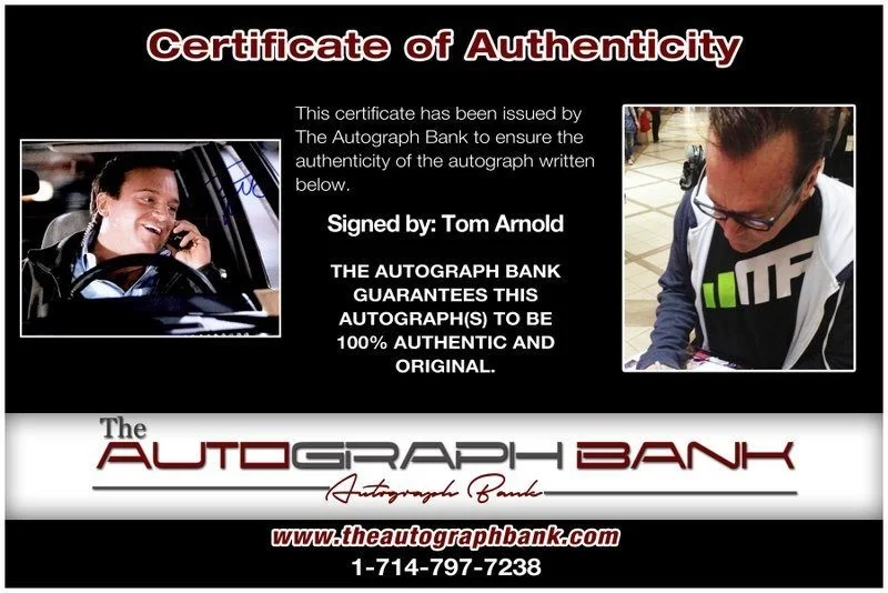 Tom Arnold — Tom Arnold authentic signed celebrity 8x10 photo W/Cert Autographed C36, image 2