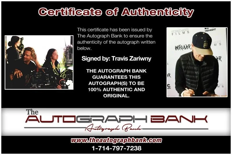 Travis Zariwny — Travis Zariwny authentic signed celebrity 8x10 photo W/Cert Autographed D3, изображение 2