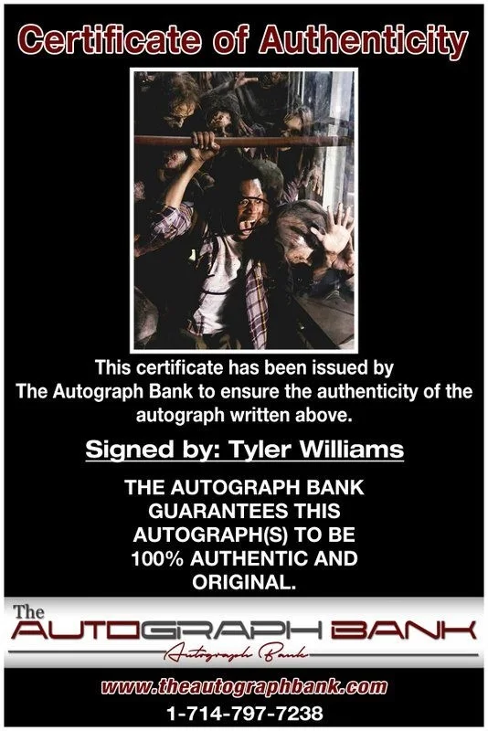 Tyler Williams — Tyler Williams authentic signed celebrity 8x10 photo W/Cert Autographed D1, изображение 2