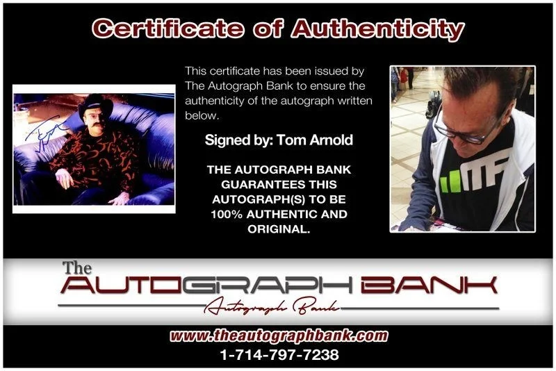 Tom Arnold — Tom Arnold authentic signed celebrity 8x10 photo W/Cert Autographed C44, image 2