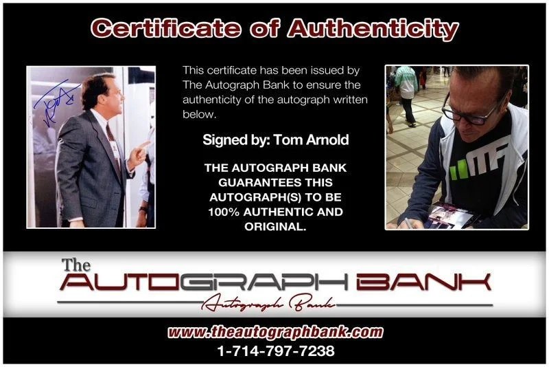 Tom Arnold — Tom Arnold authentic signed celebrity 8x10 photo W/Cert Autographed C1, image 2