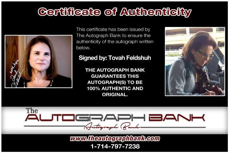 Tovah Feldshuh — Tovah Feldshuh authentic signed celebrity 8x10 photo W/Cert Autographed 127i1, image 2