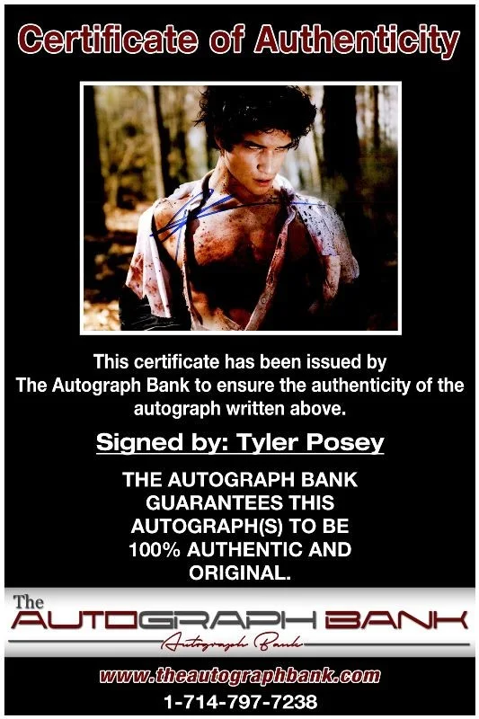 Tyler Posey — Tyler Posey authentic signed celebrity 8x10 photo W/Cert Autographed 2616b, изображение 2