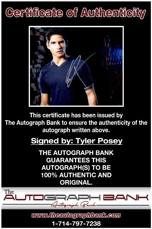 Tyler Posey — Tyler Posey authentic signed celebrity 8x10 photo W/Cert Autographed 2616j, image 2