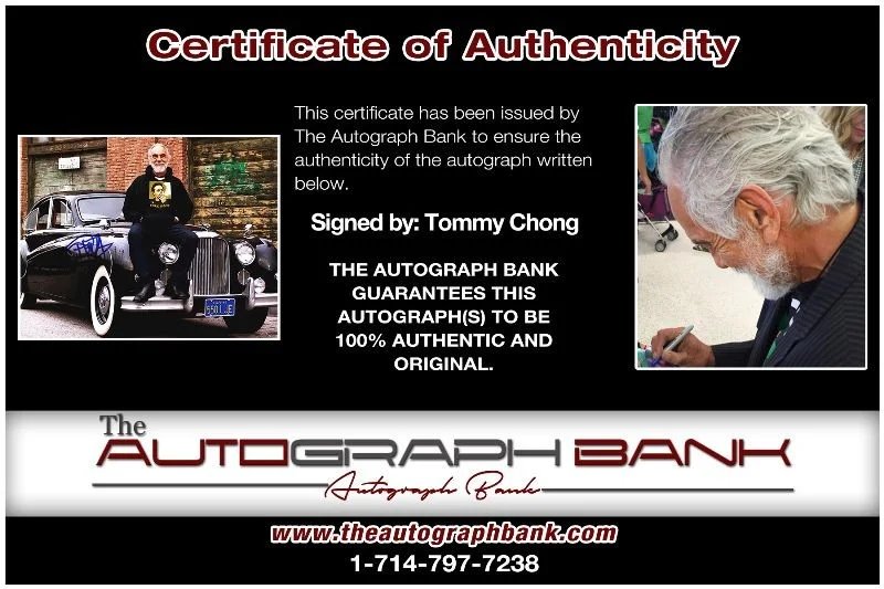 Tommy Chong — Tommy Chong authentic signed celebrity 8X10 photo W/Cert Autographed 51816d1, image 2