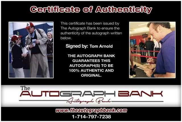 Tom Arnold — Tom Arnold authentic signed celebrity 8x10 photo W/Cert Autographed (B0746), image 2