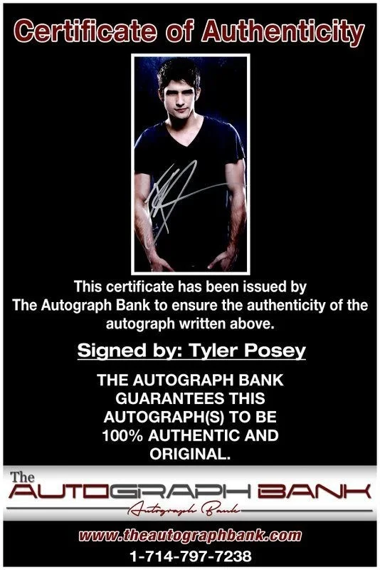 Tyler Posey — Tyler Posey authentic signed celebrity 8x10 photo W/Cert Autographed C5, image 2