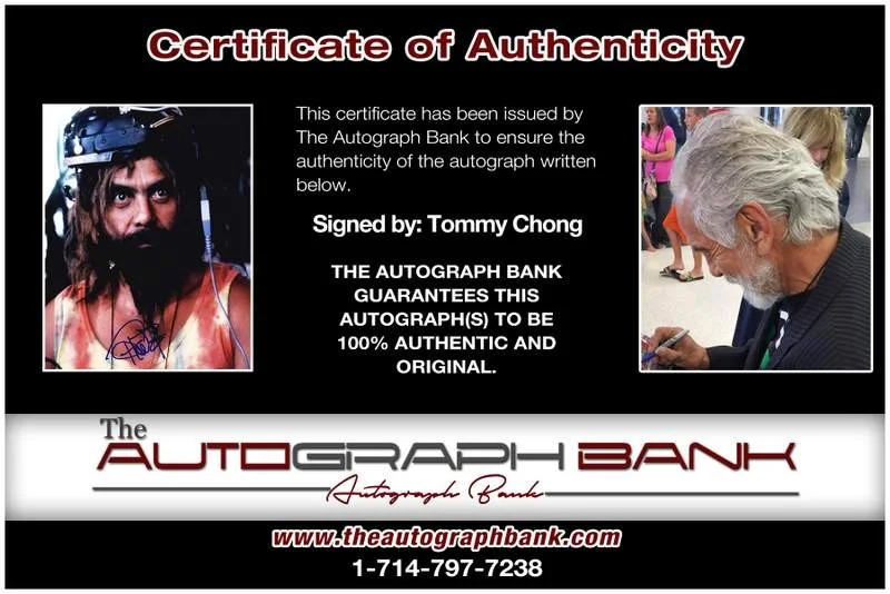Tommy Chong — Tommy Chong authentic signed celebrity 8x10 W/Certificate Autographed (A0008), image 2