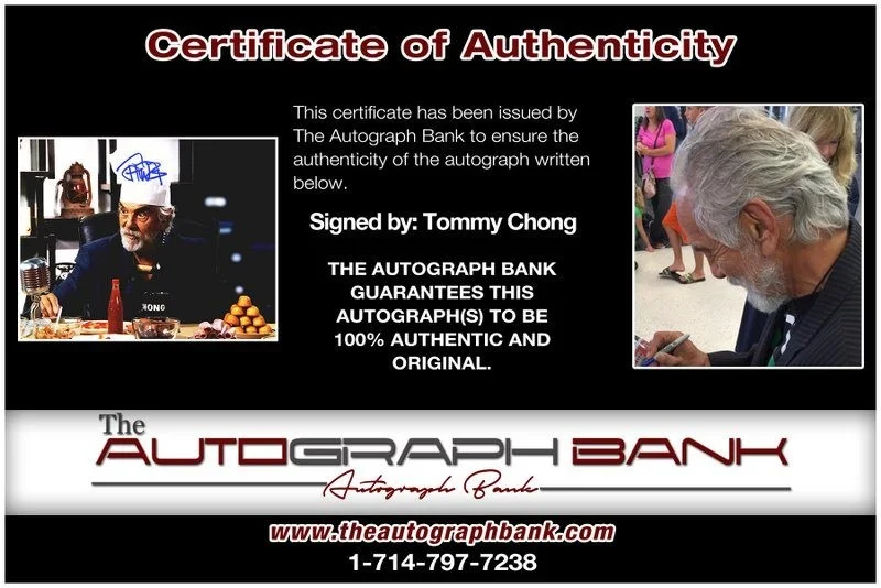Tommy Chong — Tommy Chong authentic signed celebrity 8x10 photo W/Cert Autographed D132, image 2