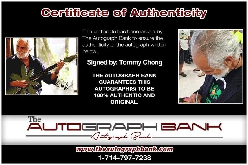 Tommy Chong — Tommy Chong authentic signed celebrity 8x10 photo W/Cert Autographed D1, изображение 2