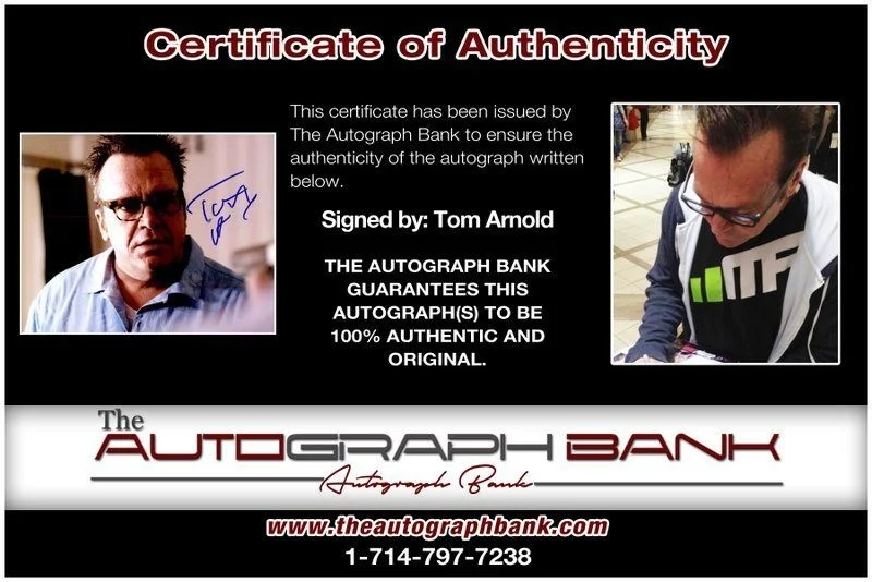 Tom Arnold — Tom Arnold authentic signed celebrity 8x10 photo W/Cert Autographed C38, image 2