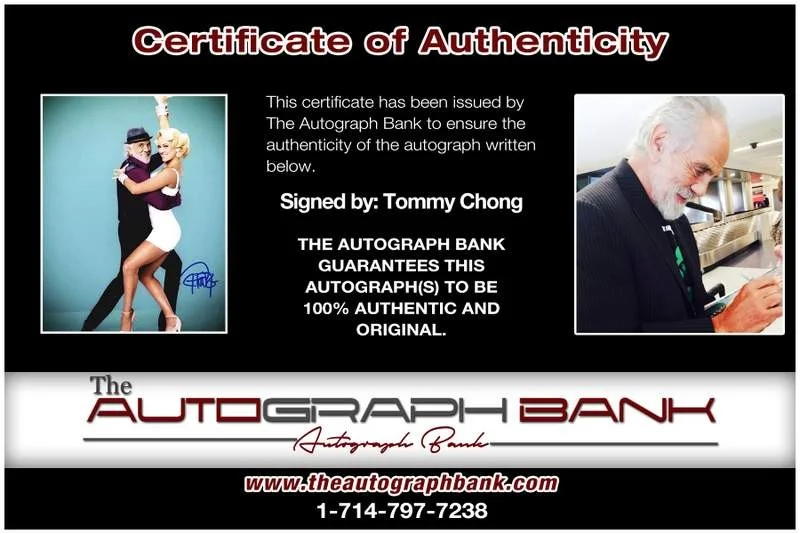 Tommy Chong — Tommy Chong authentic signed celebrity 8x10 W/Certificate Autographed (A0017), image 2