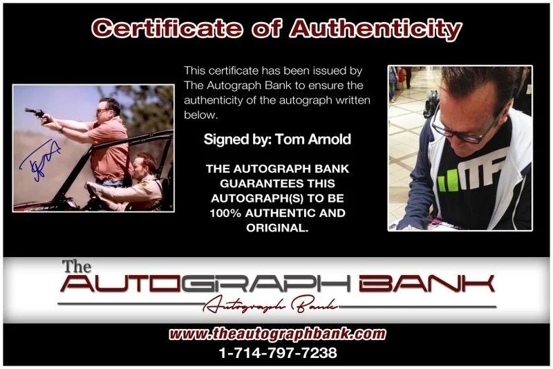 Tom Arnold — Tom Arnold authentic signed celebrity 8x10 photo W/Cert Autographed C52, image 2