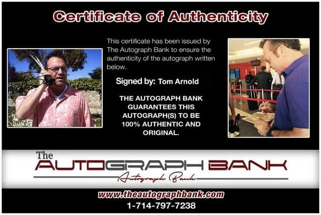 Tom Arnold — Tom Arnold authentic signed celebrity 8x10 photo W/Cert Autographed (B0740), image 2
