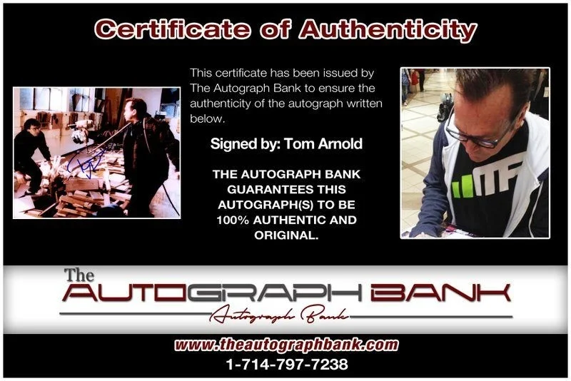 Tom Arnold — Tom Arnold authentic signed celebrity 8x10 photo W/Cert Autographed C34, image 2