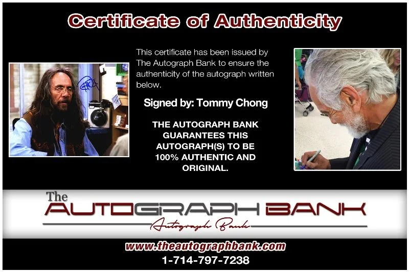Tommy Chong — Tommy Chong authentic signed celebrity 8X10 photo W/Cert Autographed 51816h1, изображение 2