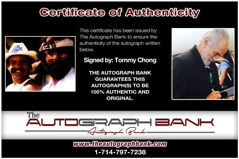 Tommy Chong — Tommy Chong authentic signed celebrity 8X10 photo W/Cert Autographed 41116d1, изображение 2