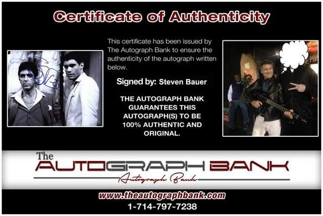 Steven Bauer — Steven Bauer authentic signed celebrity 8x10 photo W/Cert Autographed (B0709), image 2
