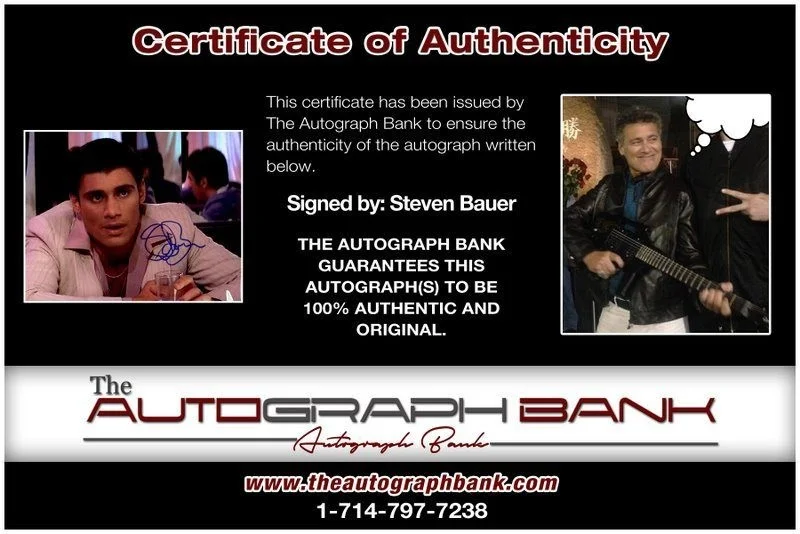 Steven Bauer — Steven Bauer authentic signed celebrity 8x10 photo W/Cert Autographed C21, image 2