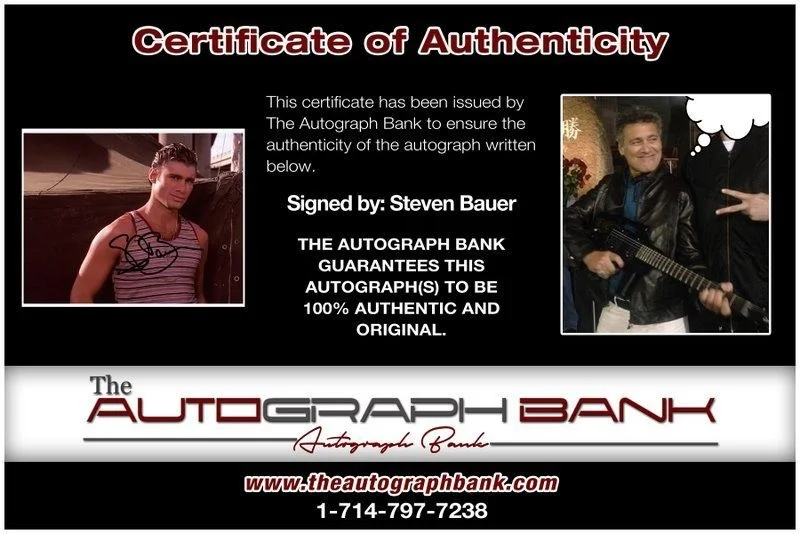 Steven Bauer — Steven Bauer authentic signed celebrity 8x10 photo W/Cert Autographed C24, image 2