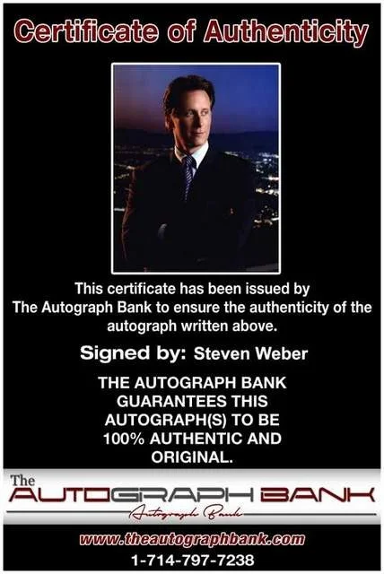 Steven Weber — Steven Weber authentic signed celebrity 8x10 photo W/Cert Autographed (B0719), изображение 2