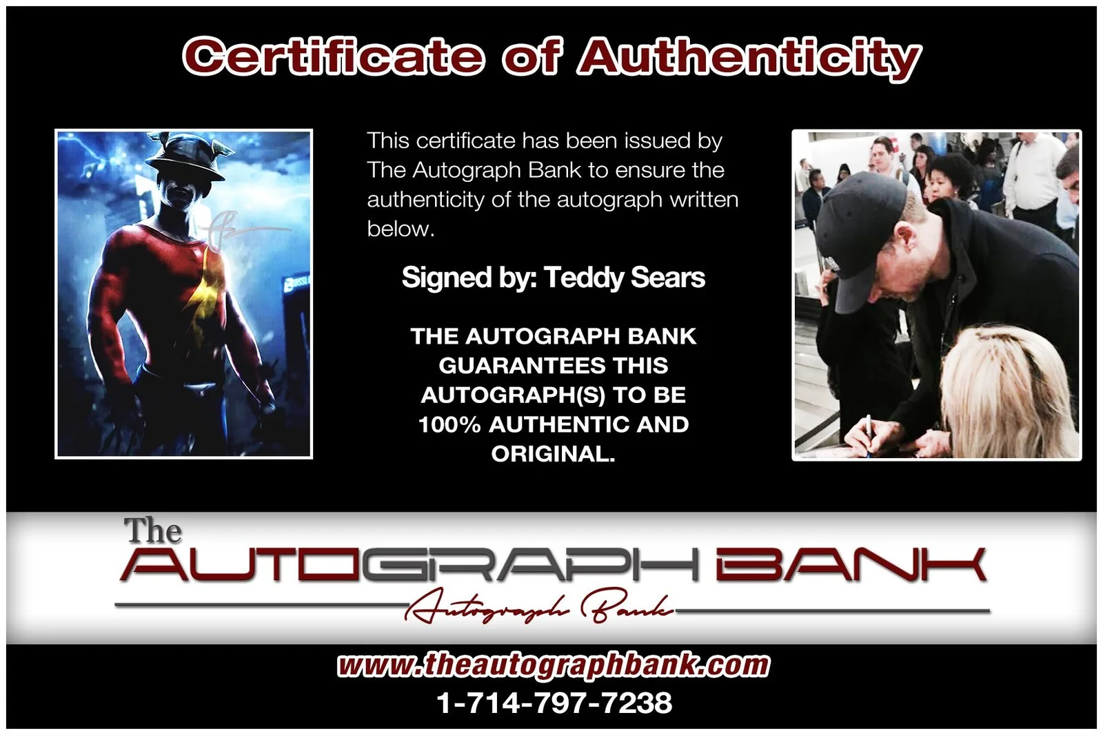Teddy Sears — Teddy Sears authentic signed celebrity 8x10 photo W/Cert Autographed A6, image 2