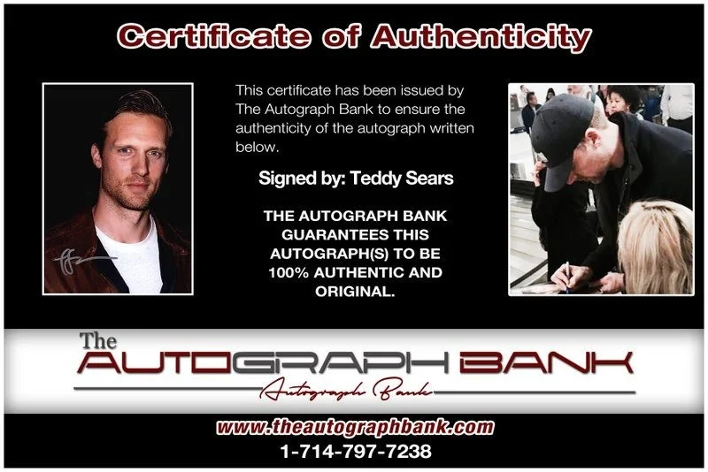 Teddy Sears — Teddy Sears authentic signed celebrity 8x10 photo W/Cert Autographed D4, image 2