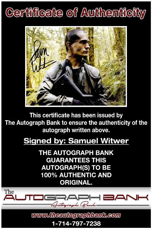 Sam Witwer — Sam Witwer authentic signed celebrity 8x10 photo W/Cert Autographed 2616g, image 2