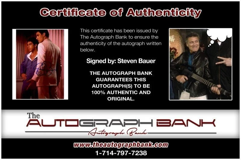 Steven Bauer — Steven Bauer authentic signed celebrity 8x10 photo W/Cert Autographed C9, image 2