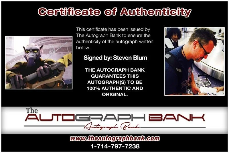Steven Blum — Steven Blum authentic signed celebrity 8x10 photo W/Cert Autographed D19, изображение 2