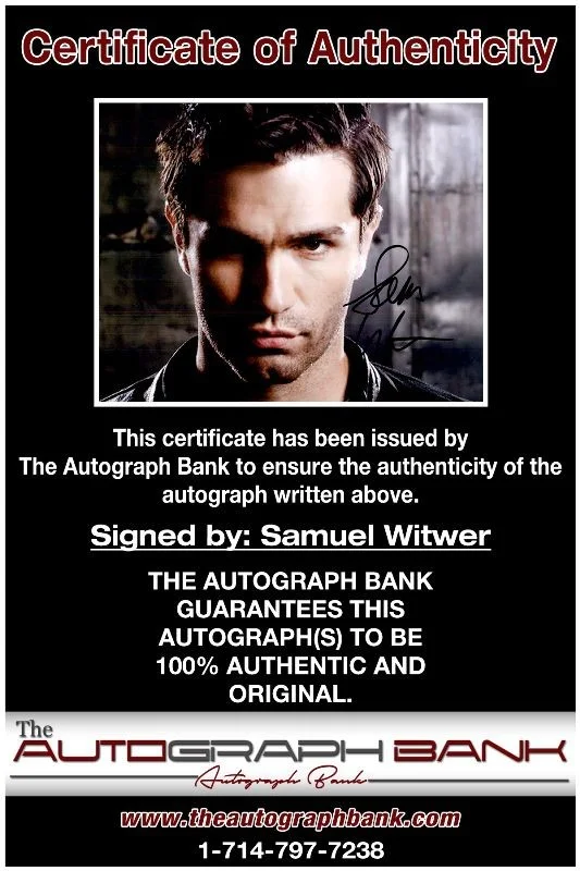 Sam Witwer — Sam Witwer authentic signed celebrity 8x10 photo W/Cert Autographed 2616h, image 2