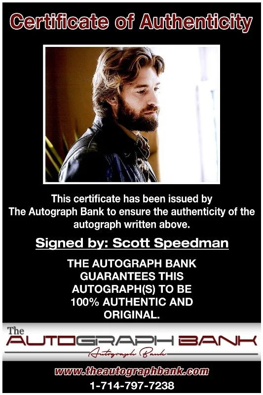 Scott Speedman — Scott Speedman authentic signed celebrity 8x10 photo W/Cert Autographed 2616c, image 2