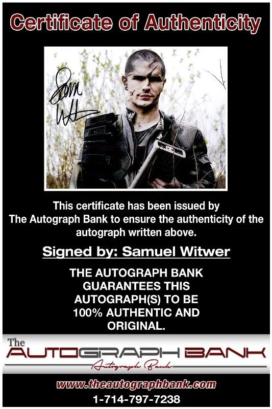 Sam Witwer — Sam Witwer authentic signed celebrity 8x10 photo W/Cert Autographed 2616e, image 2
