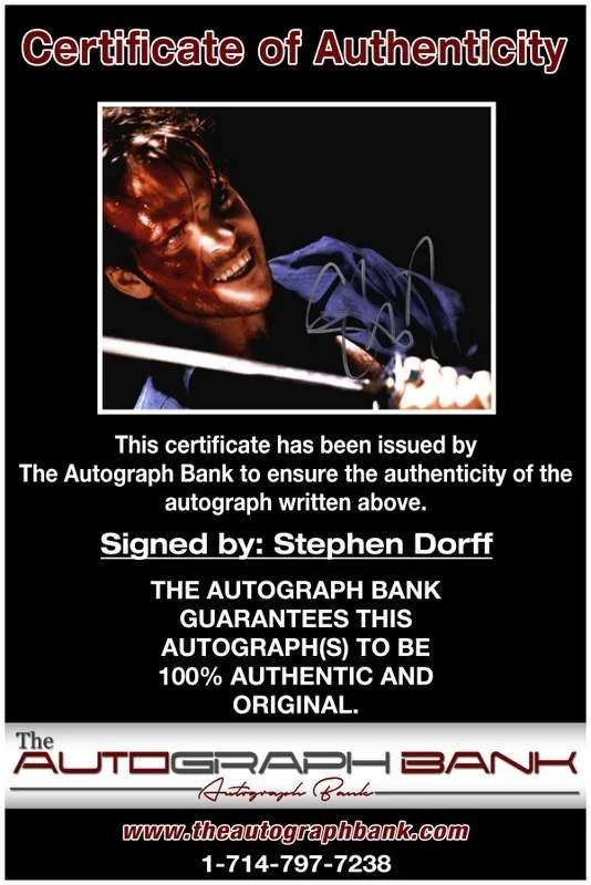 Stephen Dorff — Stephen Dorff authentic signed celebrity 8x10 photo W/Cert Autographed B0010, image 2
