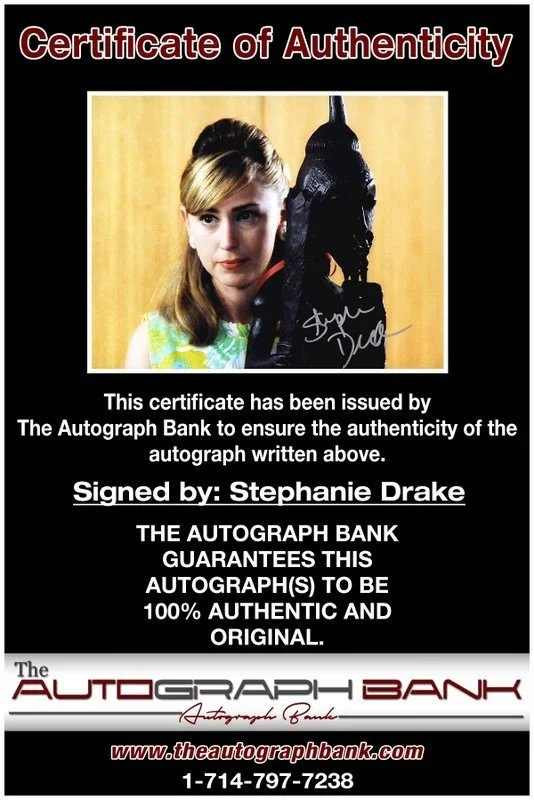 Stephanie Drake — Stephanie Drake authentic signed celebrity 8x10 photo W/Cert Autographed D3, image 2
